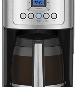 Cuisinart Coffee Maker, 14-Cup Glass Carafe, Fully Automatic for Brew Strength Control & 1-4 Cup Setting, Stainless Steel, DCC-3200P1