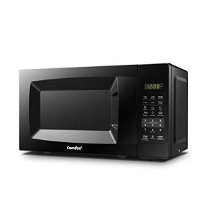 COMFEE’ EM720CPL-PMB Countertop Microwave Oven with Sound On/Off, ECO Mode and Easy One-Touch Buttons, 0.7cu.ft, 700W, Black