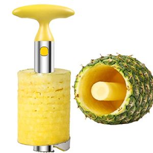 Pineapple Cutter, SameTech Upgrade Pineapple Corer Remover Peeler Slicer Cutter Tools For Diced Pineapple Rings