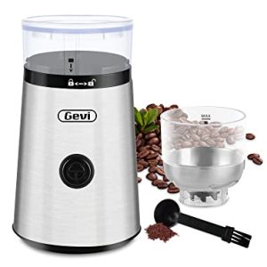 Gevi Coffee Grinder Electric, Portable Coffee Grinder Small, 12 Cup/3oz Spice Grinder for Spices and Seeds, Nut, Grain, Dry Herb, Removable Bowl, 150W