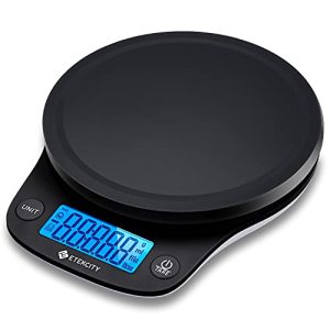 Etekcity 0.1g Food Kitchen Scale, Digital Ounces and Grams for Cooking, Baking, Meal Prep, Dieting, and Weight Loss, 11 Pounds, Black