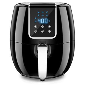 6-in-1 Air Fryer, 7-Quart/6.5L Smart Electric Hot Airfryer Combo Oven Oilless Cooker, 1800W Large Capacity Multifunction Health fryer with LCD Digital Screen and Nonstick Frying Pot, 140℉ to 400℉ Temperature Range, ETL/UL Certified