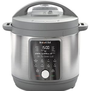 Instant Pot Duo Plus, 8-Quart Whisper Quiet 9-in-1 Electric Pressure Cooker, Slow Cooker, Rice Cooker, Steamer, Sauté, Yogurt Maker, Warmer & Sterilizer, App With Over 800 Recipes, Stainless Steel