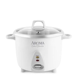 Aroma Housewares Select Stainless Rice Cooker & Warmer with Uncoated Inner Pot, 14-Cup(cooked) / 3Qt, ARC-757SG