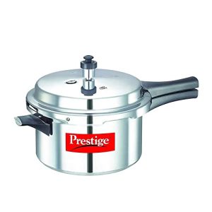 Prestige PRP4 Aluminum Pressure Cooker, 4 L, Silver