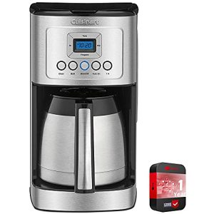 Cuisinart DCC-3400 12 Cup Programmable Thermal Coffee Maker Bundle with 1 YR CPS Enhanced Protection Pack