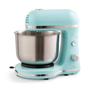 Delish by DASH Compact Stand Mixer, 3.5 Quart with Beaters & Dough Hooks Included – Blue