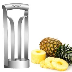 Choxila Pineapple Corer Stainless Steel Pineapple Corer Peeler Pineapple Cutter Fruit tool Easy Kitchen Tool