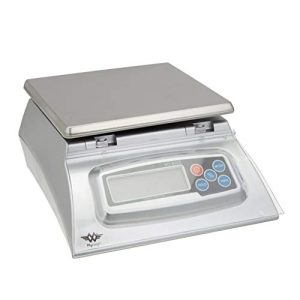 Kitchen Scale – Bakers Math Kitchen Scale – KD8000 Scale by My Weight, Silver