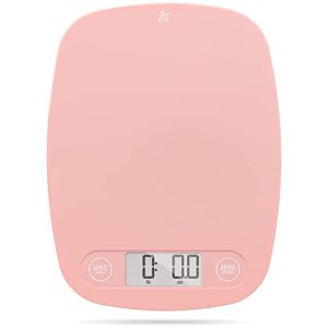 Greater Goods Blush Pink Food Scale – Digital Display Shows Weight in Grams, Ounces, Milliliters, and Pounds | Perfect for Meal Prep, Cooking, and Baking | A Kitchen Necessity Designed in St. Louis