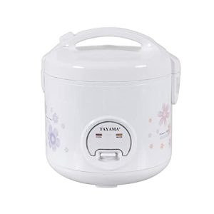 Tayama Automatic Rice Cooker & Food Steamer 8 Cup, White