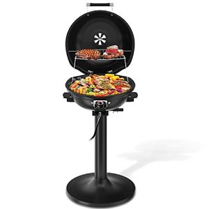 Vayepro Outdoor Electric Grill,Portable BBQ Grill for Cooking,15-Serving Electric Grill, Non-stick Removable Stand Grill 1800W