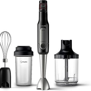 Philips ProMix Viva Collection Handblender, 300W Blending Power, SpeedTouch, On-the-Go Tumbler, Black, (HR2627/91)