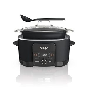 Ninja MC1010 Foodi PossibleCooker PLUS – Sous Vide & Proof 6-in-1 Multi-Cooker, with 8.5 Quarts, Slow Cooker, Dutch Oven & More, Glass Lid & Integrated Spoon, Nonstick, Oven Safe Pot to 500°F, Black