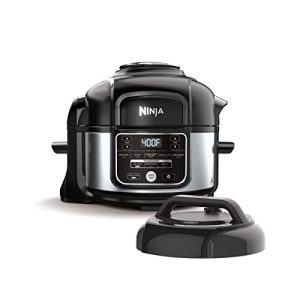 Ninja Foodi Programmable 10-in-1 5-Quart Pressure Cooker and Air Fryer – FD101 Stainless Steel (Renewed)