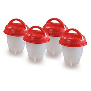 Egglettes Egg Cooker – Hard Boiled Eggs without the Shell, 4 Egg Cups