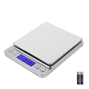 Small Kitchen Scale-1000g/0.1g Digital Food Scale, Modern Slim Design Digital Kitchen Scale, Food Scales for Kitchen, Suitable for Cooking, Baking