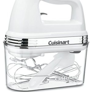 Cuisinart HM-90S Power Advantage Plus 9-Speed Handheld Mixer with Storage Case, White