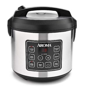 20-Cup (Cooked) Digital Rice Cooker and Food Steamer ARC-150SB (Renewed)
