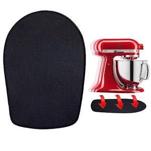 Mixer Mover Sliding Mats for KitchenAid Stand Mixer With 2 Mixer Accessories Slider Mat Pad Kitchen Appliance Slide Mats Pads Compatible with KitchenAid 4.5-5 Qt Tilt-Head Stand Mixer Artisan Classic