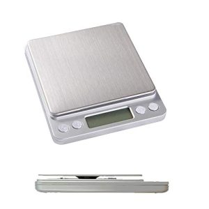 Cotchear LCD Digital Scale 3kg 0.1g Electronic Weighing Scale Mini Precision Grams Weight Balance Scale for Kitchen