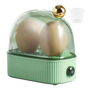 Egg Boiler – Hard Boiled Egg Maker, Rapid Egg Cooker Electric 2 Eggs Capacity, Electric Egg Cooker Boiler