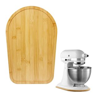 Compatible with Kitchen aid 4.5-5 Qt Bamboo Mixer Slider – Appliance Slider for Tilt Head Kitchen aid Stand Mixer, Kitchen Countertop Storage Mover Sliding Tray for Kitchen aid 4.5-5 Qt, Moving Caddy