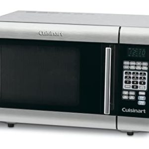 Cuisinart CMW-100 1-Cubic-Foot Stainless Steel Microwave Oven, Brushed Chrome
