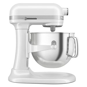 KitchenAid NEW 7 Quart Bowl Lift Stand Mixer with Double Flex Edge Beater KSM70SK, White