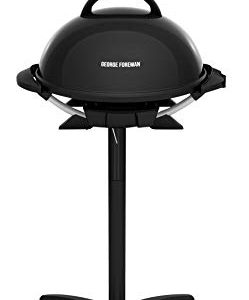 George Foreman Indoor/Outdoor Electric Grill, 15-Serving, black