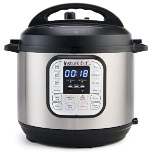 Instant Pot Duo 7-in-1 Electric Pressure Cooker, Slow Cooker, Rice Cooker, Steamer, Sauté, Yogurt Maker, Warmer & Sterilizer, Includes Free App with over 1900 Recipes, Stainless Steel, 3 Quart