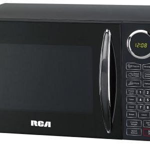RCA RMW953-BLACK RMW953 0.9-Cubic Feet Microwave Oven with Oversized Display, Black