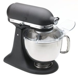 KitchenAid RRK150BK 5 Qt. Artisan Series Stand Mixer – Imperial Black (Renewed)