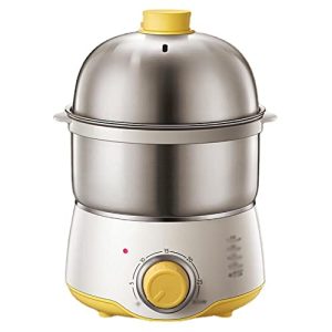 COOKOE Egg Cooker, Egg Cooker for Hard Boiled Eggs, Egg Boiler, Egg Steamer, Hard Boiled Egg Cooker, Electric Egg Cooker with More Than 7 Capacity, Double Layer, for Boiling Eggs, Buns, Corn, Etc
