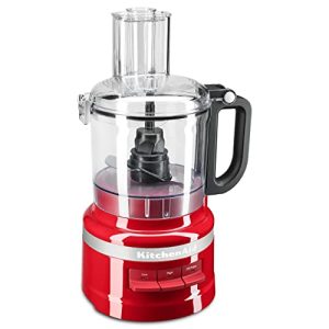 KitchenAid KFP0718ER 7-Cup Food Processor Chop, Puree, Shred and Slice – Empire Red