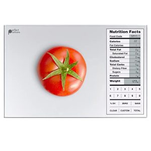 Greater Goods Perfect Portions Food Scale – Perfect for Weighing Nutritional Meals, Calculating Food Facts, and Portioning Snacks | Resolution in Grams or Pounds and Ounces | Designed in St. Louis.