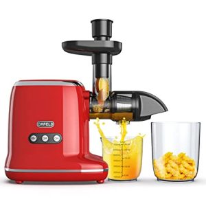 Cold Press Juicer Machines, ORFELD Juicer Machines Vegetable and Fruit, Slow Masticating Juicer with 8 Updated Segment Spiral and 92% Juice Yield, Easy to Clean with Brush & Recipes