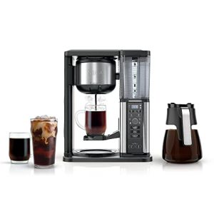 Ninja Hot & Iced, Single Serve or Drip Coffee System, CM300 (Renewed),10 cups