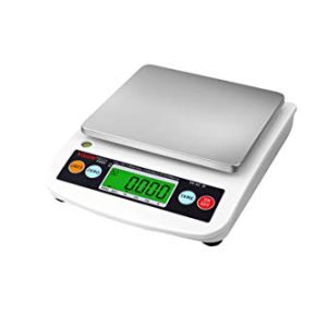 VisionTechShop VK-4C Digital Kitchen Scale, Lb/Oz/Kg/g Switchable, Stainless Steel Plate Food Scale, LCD Display with Backlight, 10lb Capacity, 0.002lb Readability