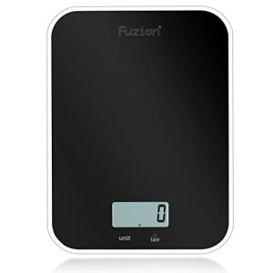 Fuzion Digital Food Scale, 11lb Kitchen Scale, Cooking Scale for Food Ounces and Grams, 5 Units with 0.04oz/1g Precision, LCD, Tare, Kitchen Scales Digital Weight(Black)