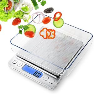 OGWAI Food Scale Rechargeable, Multifunction Kitchen Scale Digital with Peeling Weight Grams and Oz, Digital Gram Kitchen Scale for Food – Kitchen Small Appliances