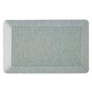 Martha Stewart Mira Modern Heathered Solid Anti-Fatigue Air-Infused Kitchen Mat, Mint Green, 19.6″x32″