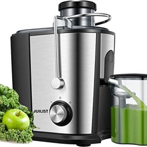 Juicer, Juicer Machines Easy to Clean, 3″ Feed Chute Juicer Extractor for Whole Vegetable and Fruit, 2 Speeds Control for Soft & Hard Fruits, With Brush Easy to Clean, Anti-drip & Anti-slip Function