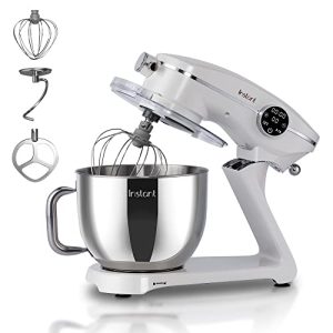 Instant Stand Mixer Pro, 600W 10-Speed Electric Mixer with Digital Interface, 7.4-Qt Stainless Steel Bowl, From the Makers of Instant Pot, with Dishwasher Safe Whisk, Dough Hook and Mixing Paddle