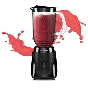 Taurus|Menina Glass| Blender with 2 speed control |Glass jar 32 oz | Modern design| Compact Size | 300 w| Easy Fit System |Easy to clean |Make it in Minutes