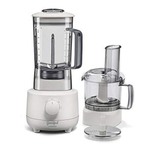 Goodful by Cuisinart 3 Cup Mini Food Processor and 56 Ounce Blender, Small Food Processor, Blender for Shakes, Smoothies & More, White, BFP700GF