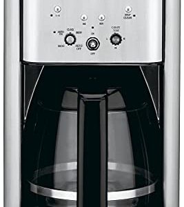 Cuisinart DCC-1200P1 Brew Central 12-Cup Programmable Coffeemaker Coffee Maker, Carafe, Brushed Chrome