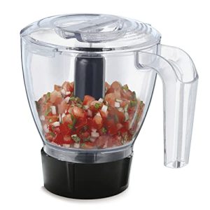 Oster Fresh Plus 3 Cup Food Processor Attachment, Easily Fits on Most Oster Blenders, Fast and Convenient Chopping, Black