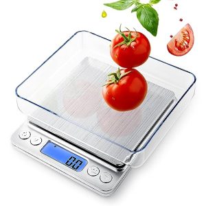 OGWAI Food Scale Rechargeable – Accurate Digital Kitchen Scale with Peel Function for Grams and Oz, Perfect for Food Prep – Kitchen Small Appliance