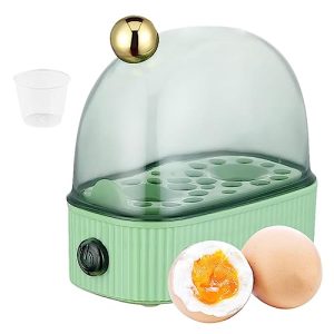 Hard Boiled Egg Cooker, Electric Egg Boiler, Electric Egg Cooker And Poacher With Timer Off, Double Egg Steamer, Automatic Cooker Rapid Egg Boiler Ideal For Dormitory And Household Use